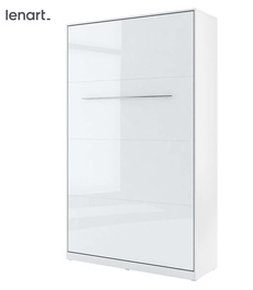 Výklopná postel 120 CONCEPT PRO bílá lesk/bílá mat