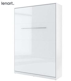 Výklopná postel 140 CONCEPT PRO bílá lesk/bílá mat