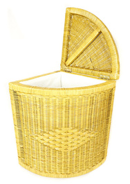 Prádelní koš rohový medový FL