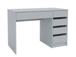 Pracovní stůl se zásuvkami 110 pravý SAXMAN činčila grey