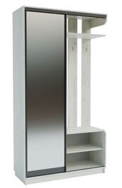 Šatní skříň/předsíň ELIS 120 dub craft bílý