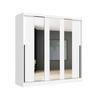 Šatní skříň s posuvnými dveřmi ALFARO 3DP3L bílá