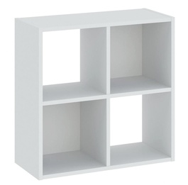 Regál 4P CARINO bílá