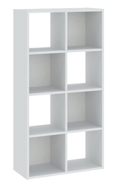 Regál vysoký 8P CARINO bílá