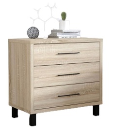 Komoda 3S ROMANIA dub sonoma