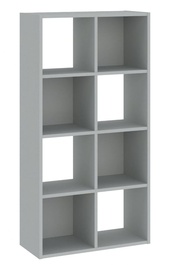 Regál vysoký 8P CARINO šedá