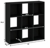 Regál vysoký 9P CARINO černá