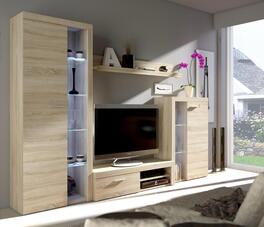 Obývací stěna PUERTO dub sonoma