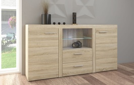 Komoda PUERTO 2D2S dub sonoma