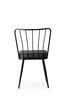Yıldız 2 jídelní židle, černá