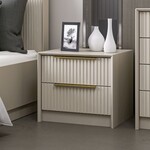 Kale Luxe šuplíkový noční stolek, kámen