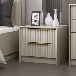 Kale Luxe šuplíkový noční stolek, kámen