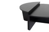 Orion dvoudílný konferenční stolek, černé dřevo