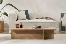 Harbor dlouhý konferenční stolek, dub Sapphire