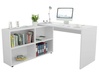 Pracovní stůl rohový CORONIL bílá