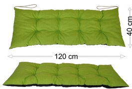 Podsedák 120x40 světle zelený melír