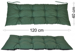 Podsedák 120x40 tmavě zelený melír