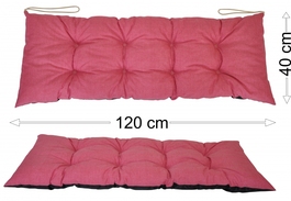 Podsedák 120x40 malinový melír