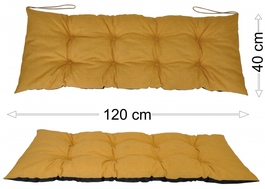 Podsedák 120x40 žlutý melír