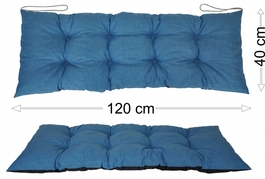 Podsedák 120x40 tyrkysový melír