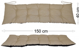 Podsedák 150x40 světle béžový melír