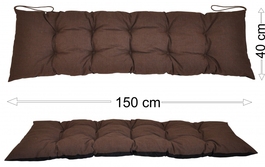Podsedák 150x40 hnědý melír