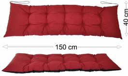 Podsedák 150x40 vínový melír