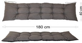 Podsedák 180x40 šedý melír