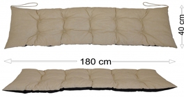 Podsedák 180x40 světle béžový melír