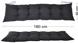 Podsedák 180x40 tmavě šedý melír