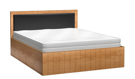 Postel 160 x 200 cm KERBIS dub karamel