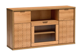 Komoda 2D3S KERBIS dub karamel