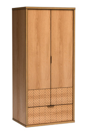 Šatní skříň 2D1S KERBIS dub karamel