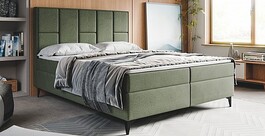 Postel VENICE 180cm, s matracemi, s roštem a s úložným prostorem