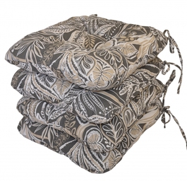 Sedák UNI látka listy na tmavé set 4 kusy