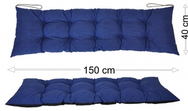 Podsedák 150x40 tmavě modrý melír