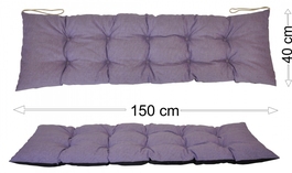 Podsedák 150x40 fialový melír