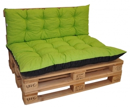 Polstry na paletový nábytek sada Basic - látka světle zelený melír