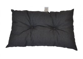 Sedák obdélník tmavě šedý melír