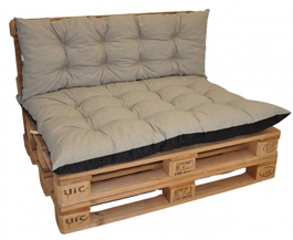 Polstry na paletový nábytek sada Basic - látka tmavě béžový melír