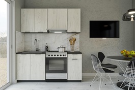 Kuchyňská linka 180 SLAVIA white oak craft