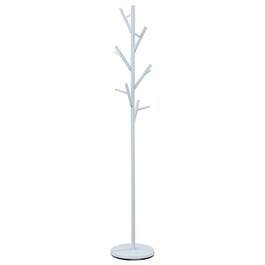 Věšák, kov, bílá, 83766-02A WT