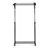 Stojan na šaty, kov, černá, 84521 BK