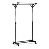 Stojan na šaty, kov, černá, 84521 BK