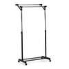 Stojan na šaty, kov, černá, 84511 BK