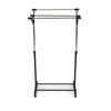 Stojan na šaty, kov, černá, 84521 BK