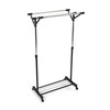 Stojan na šaty, kov, černá, 84521 BK