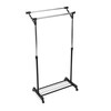 Stojan na šaty, kov, černá, 84511 BK