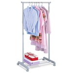 Stojan na šaty, plast, šedá, ABD-1209 GREY