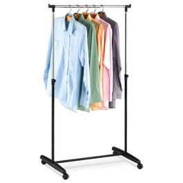 Stojan na šaty, kov, černá, ABD-1201 BK